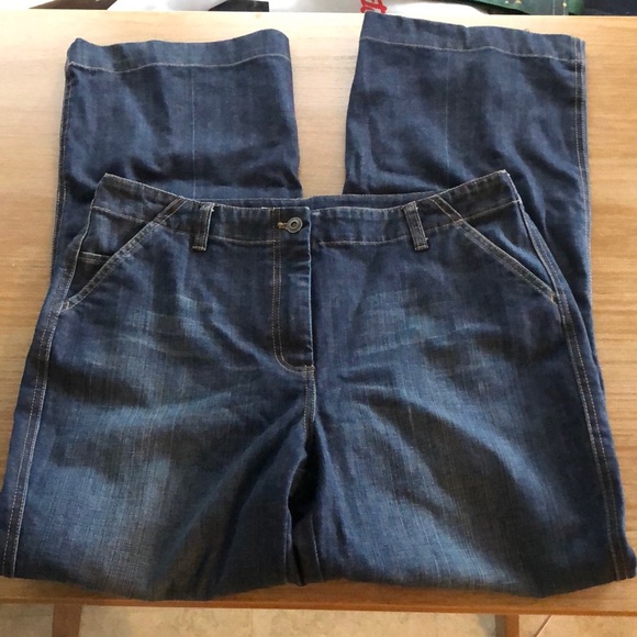 Talbots Stretch Denim Jeans 98% Cotton 2% Spandex Womens Size 14 - Picture 1 of 12